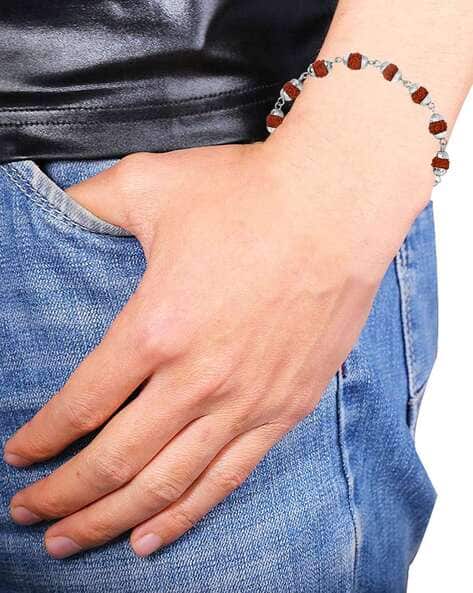MAHI Rudraksha Link Bracelet