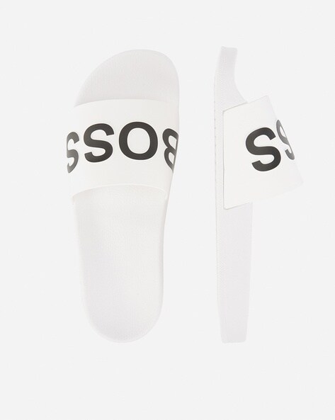 Hugo boss 2025 sliders white