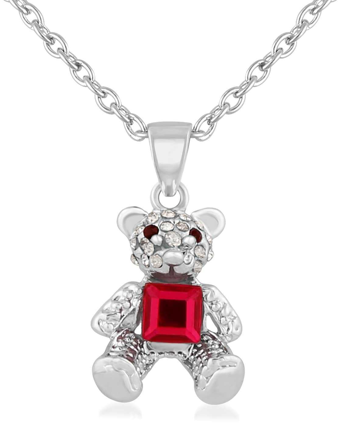 Womens Necklace, Bear Necklace, Cute Teddy Bear Pendant Necklace, Diamond  Bear : Amazon.ca: Clothing, Shoes & Accessories