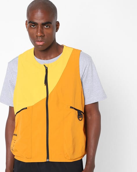 Colourblock Zip-Front Jacket