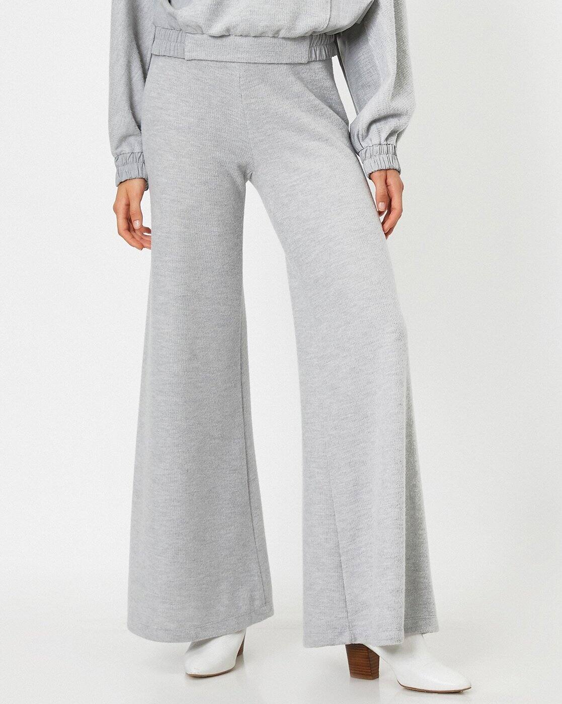 Buy Grey Trousers \u0026 Pants for Women by 