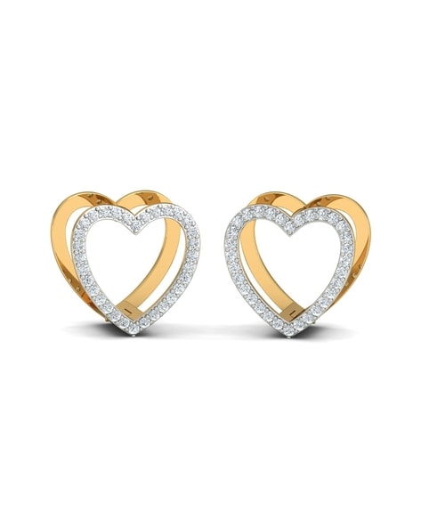 Gold Open Heart Hoop Earrings – Sorelle Gifts