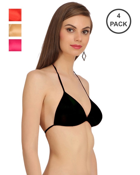 Pack of 4 Non-Padded Bras