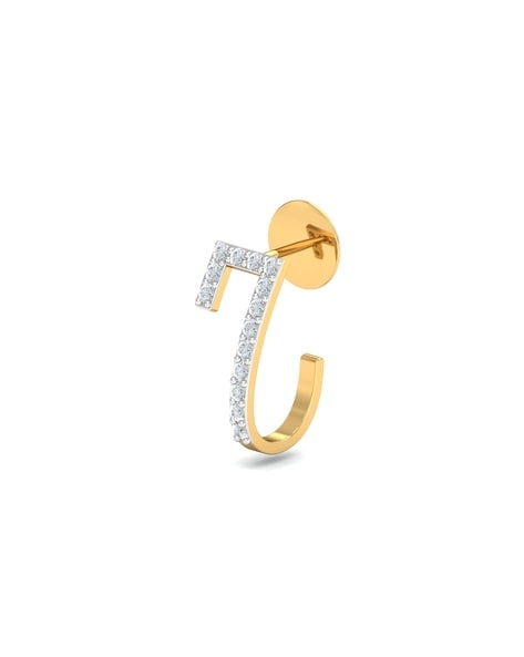 Buy Zalika Diamond Hoop Earrings Online | CaratLane