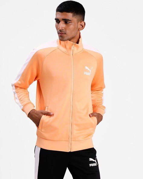 Puma orange sale track jacket