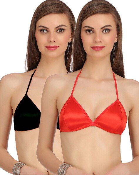 Pack of 2 non-padded bras