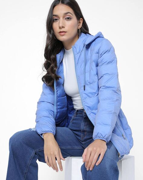 haxmnou womens double button front military style blazer ladies formal jacket  sky blue m - Walmart.com