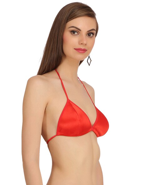 Non-Padded Bra with Tie-Up