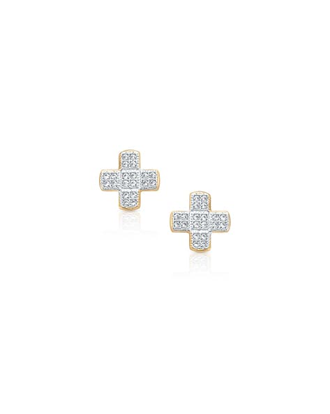 MAHI Cubic Zirconia Intense Beauty Earrings