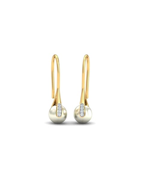 Flipkart.com - Buy DIONNEE Golden Earrings for Women and Girls , hook type,  gold (pack of 1) Alloy Earring Set Online at Best Prices in India