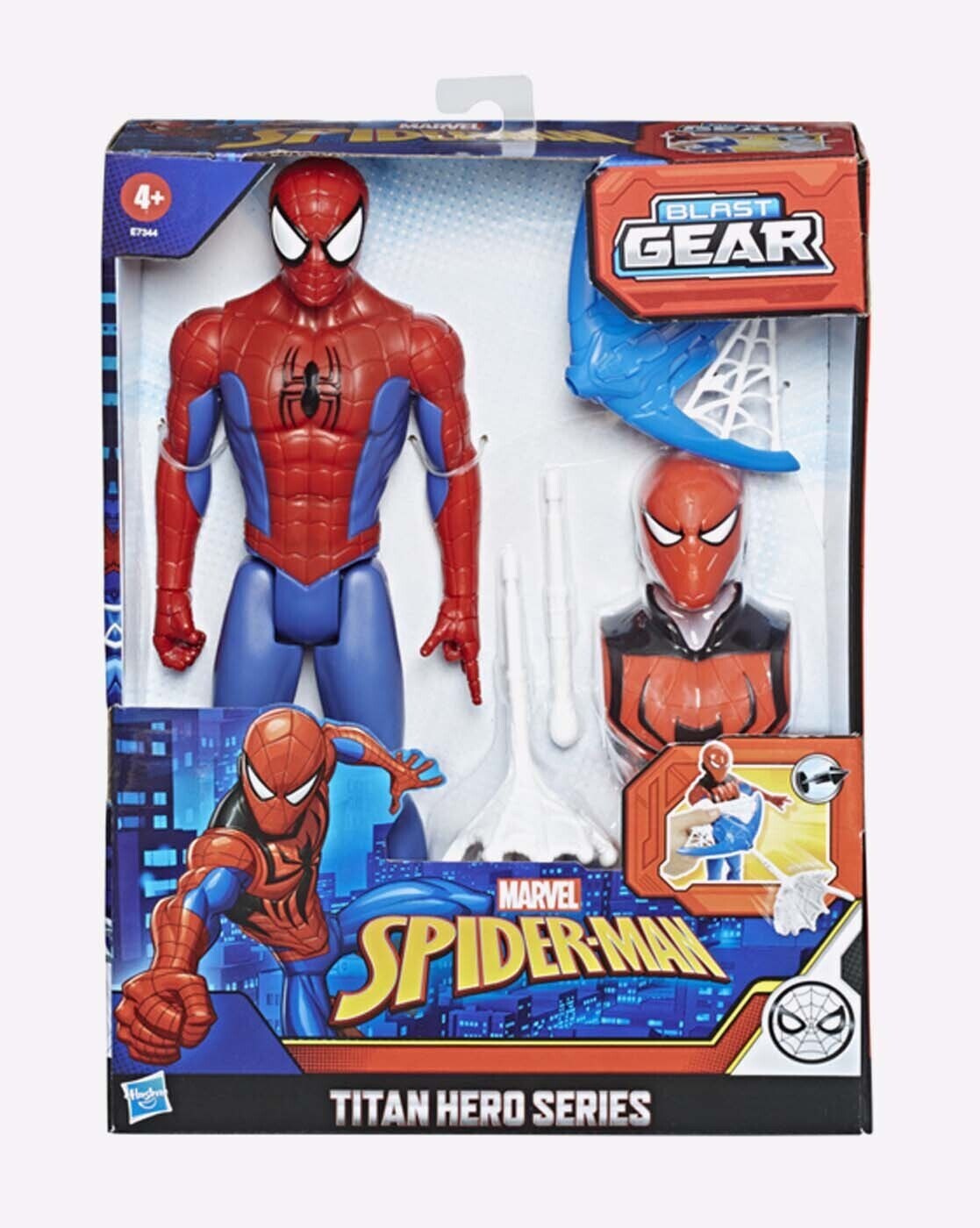 Figurine Spiderman Blast 'n Go : Spider-Man avec moto