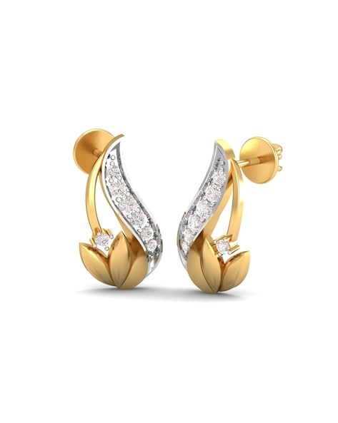 CHARMS OF SWANS - SPARKLING PEARL STUDS | SWAN EARRINGS