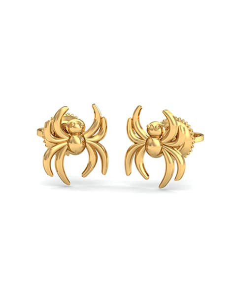 Gold 2025 spider earrings