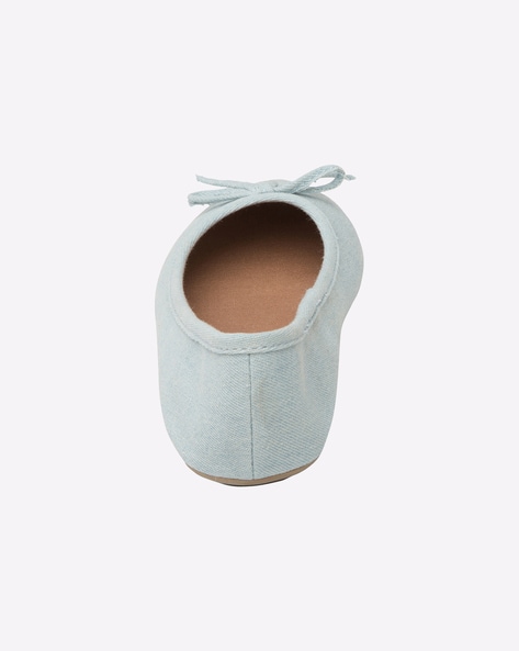 Blue 2025 ballet shoes