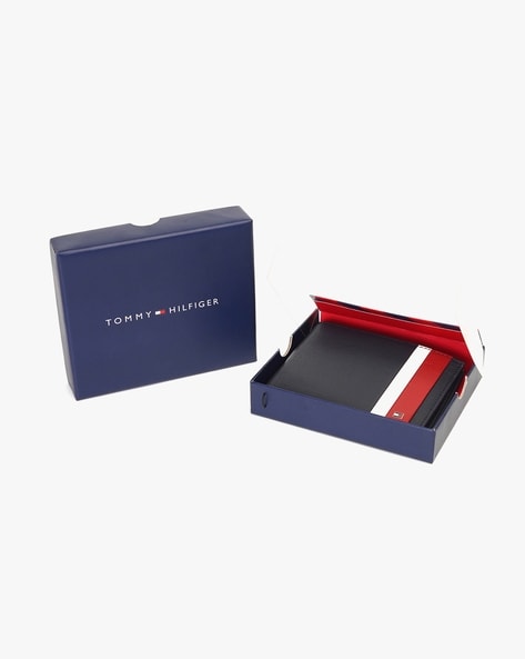 Tommy Hilfiger MONOGRAM HANGING WALLET SET UNISEX - Wallet - blue monogram/dark  blue 