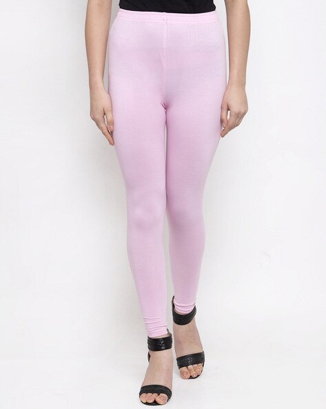 Buy Pink & Maroon Leggings for Women by Tag 7 Plus Online