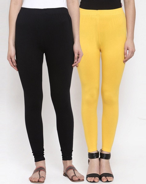 Buy Black Leggings for Women by Tag 7 Plus Online