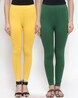 Buy Yellow Leggings for Women by Tag 7 Plus Online