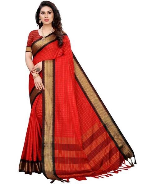 Buy Purple Sarees for Women by WILORI 