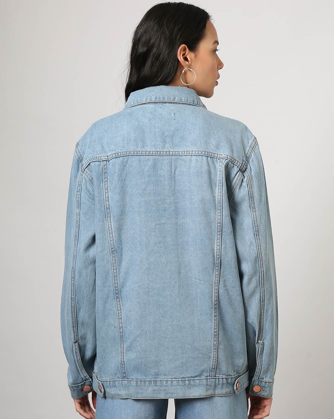 long light blue jacket