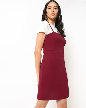 Buy Maroon Dresses for Women by RIO ...