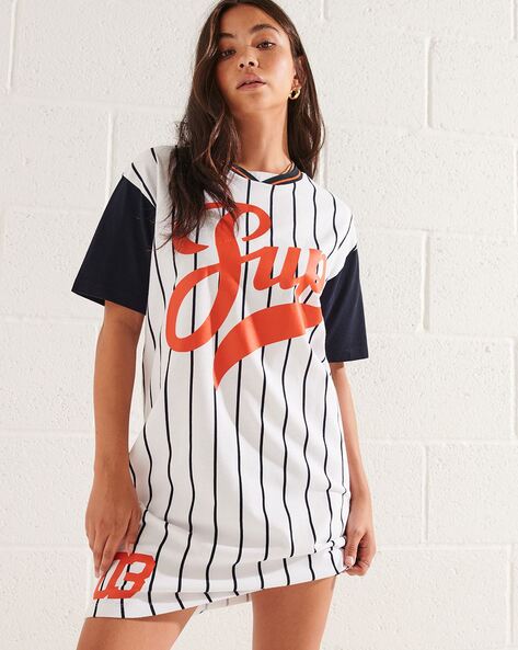 baseball shirt dress