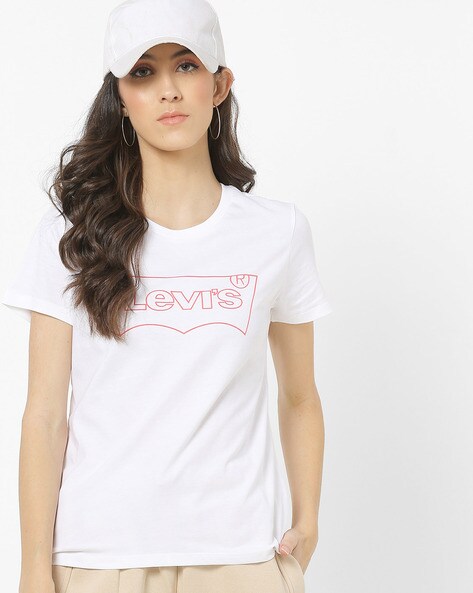 levis logo t shirt women's india