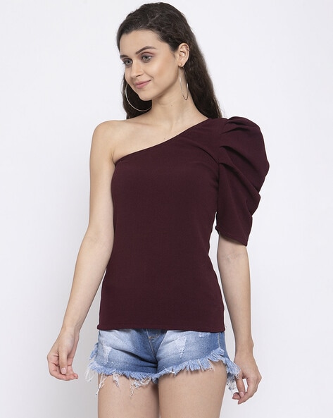 one shoulder top – allure boutique