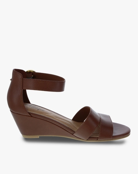 Cognac wedge clearance heels