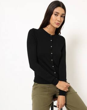 marks and spencer blue cardigan