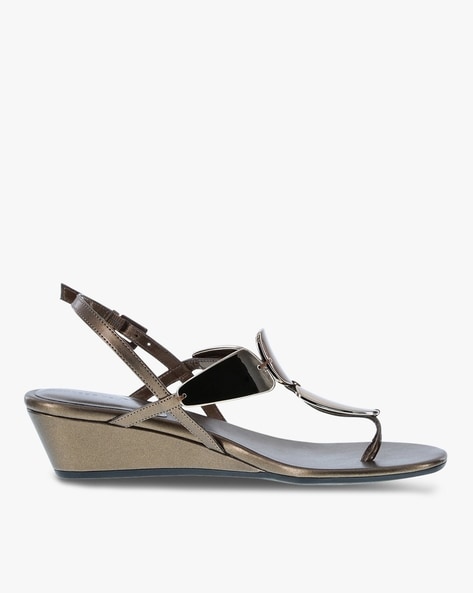 Buy Bronze Heeled Sandals for Women by MONTEGO BAY CLUB Online 