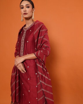 Buy Red Salwars & Churidars for Women by Svrnaa Online