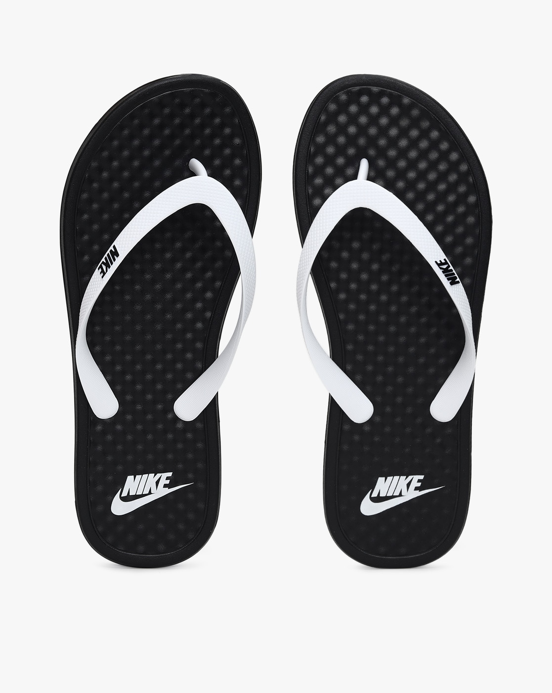 Buy White & Black Flip Flop & Slippers for by NIKE Online Ajio.com