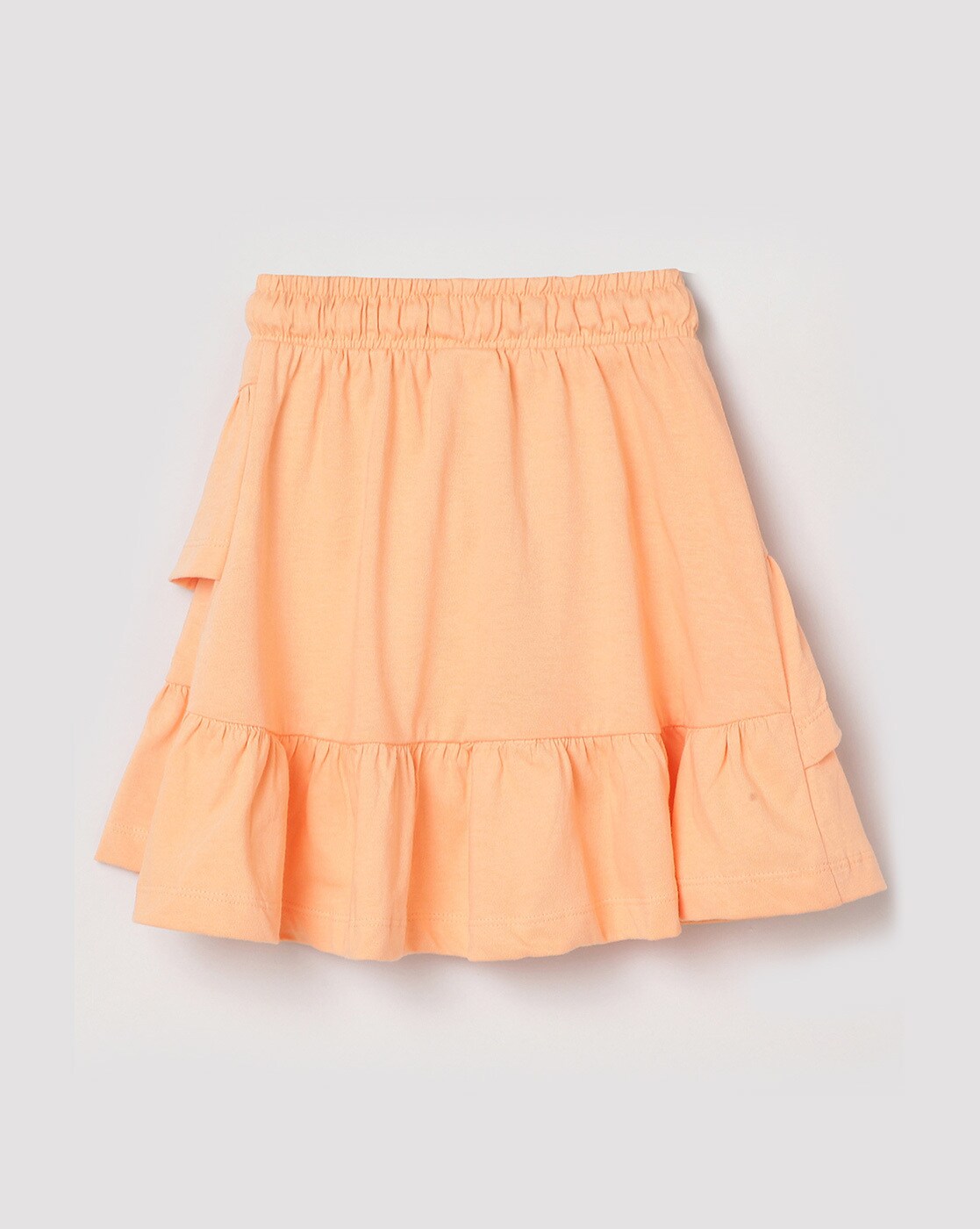 Orange Ruffle Skirt  Les Petits