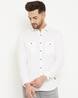 Slim Fit Shirt with Flap Pockets Slim Fit Shirt with Flap Pockets
