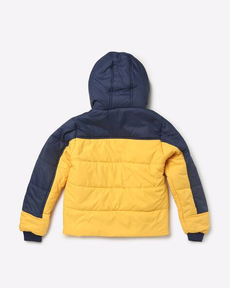 Colourblock Quilted Hooded Jacket view 2