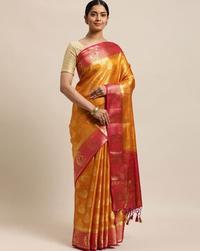Beautiful Linen Wine Festival Wear Indian Saree With Blouse  Designer  Latest Ethnic Wear For Indian Women