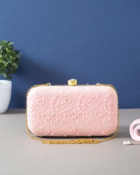 Caught In My Web - Pink Glitter Clutch – Miss Tosh Collection