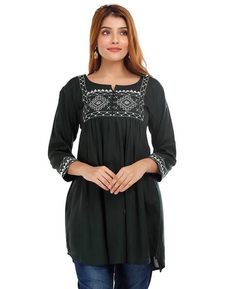 Buy Green Kurtis \u0026 Tunics for Women by 