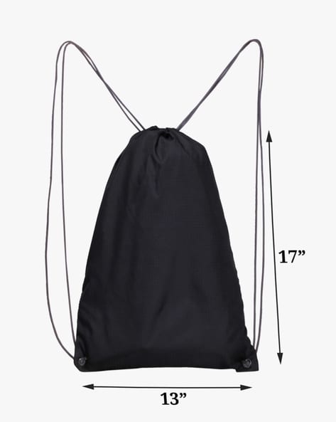 Buy 2 Pieces Drawstring Bag with Zipper and Pockets, Small Workout String  Bag for Sports Gym Travel at Amazon.in