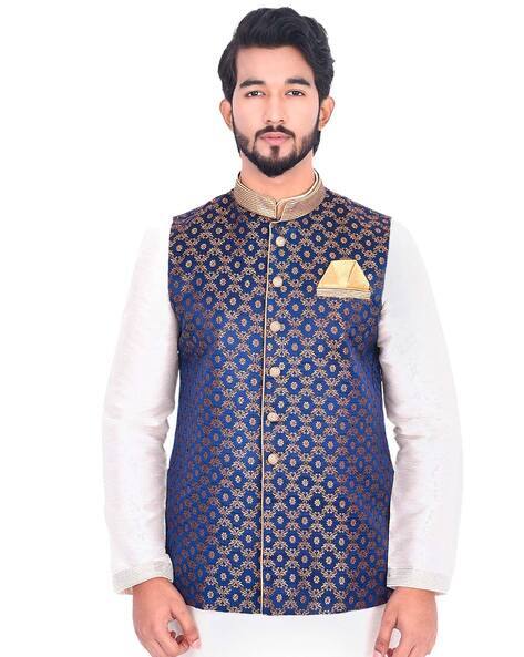 manyavar floral jacket