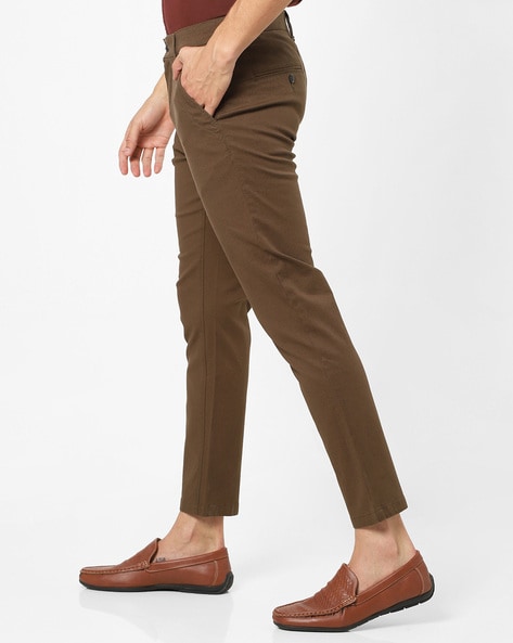 Buy Olive Green Trousers & Pants for Men by JOHN PLAYERS Online