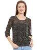 Printed Top with Round-Neck Printed Top with Round-Neck