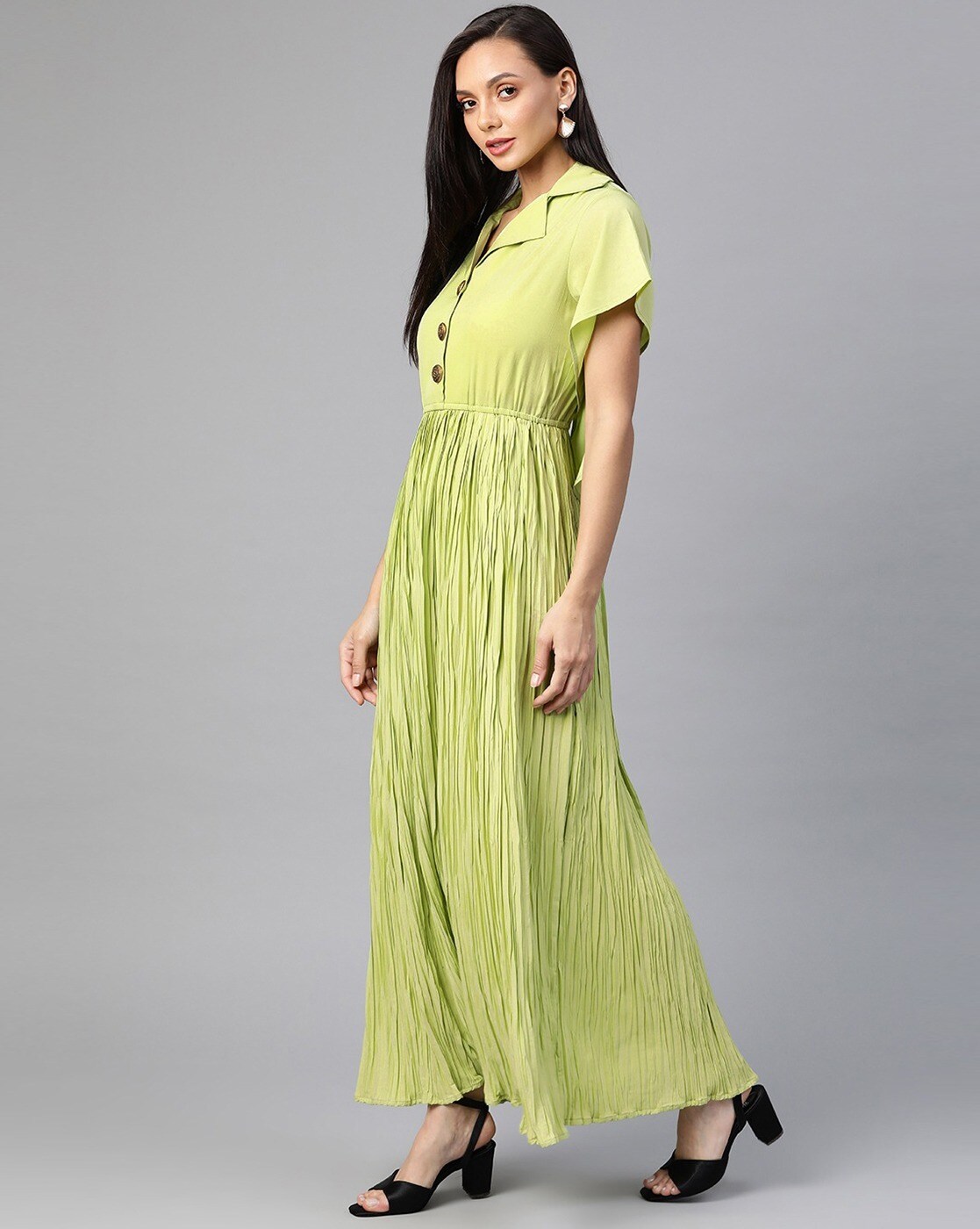 Buy Green Dresses for Women by Cottinfab Online