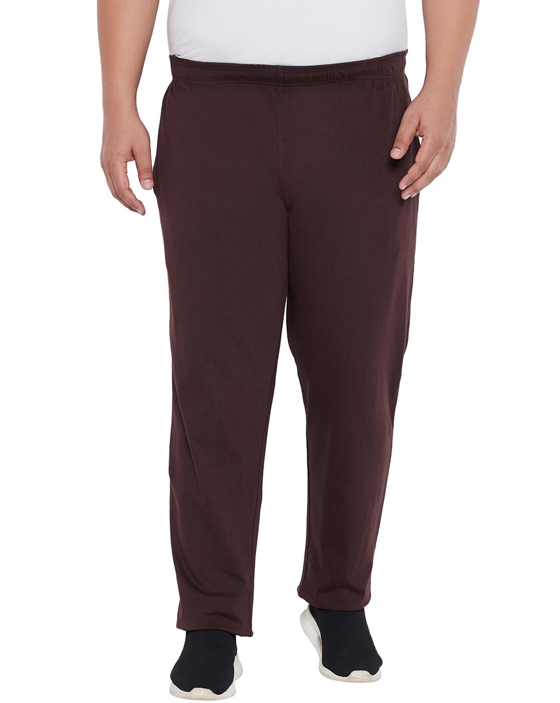 brown track pants mens