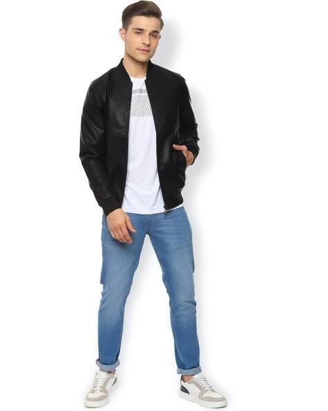 Buy Black Jackets & Coats for Men by VAN HEUSEN Online | Ajio.com