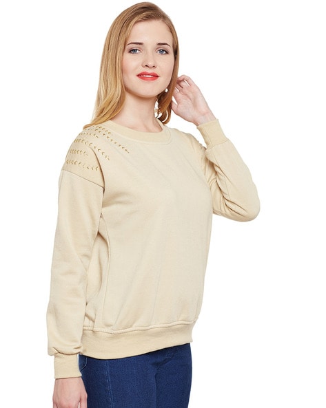 Womens outlet nude sweatshirt