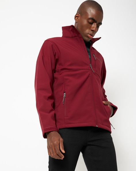 Red columbia hot sale jacket mens