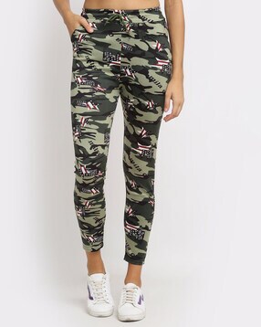 camo track pants womens