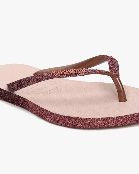 Havaianas Jeweled Flip Flops Wedding Women's Slim Square Centenary